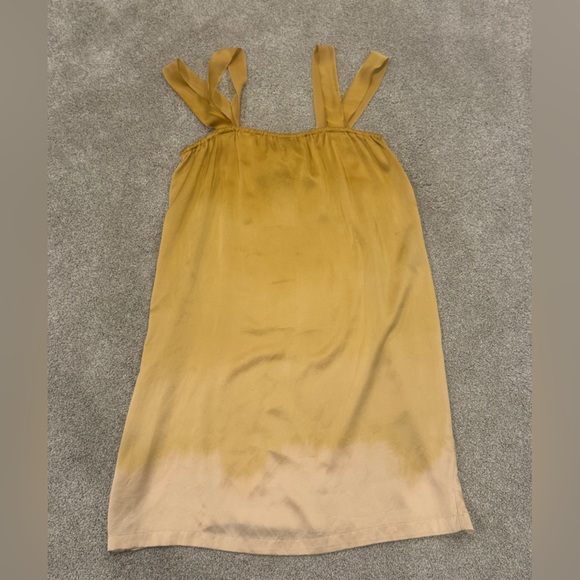 Raquel Allegra yellow Silk mini ombré dress size 1 US Small Spring 2019 Runway - Picture 3 of 10
